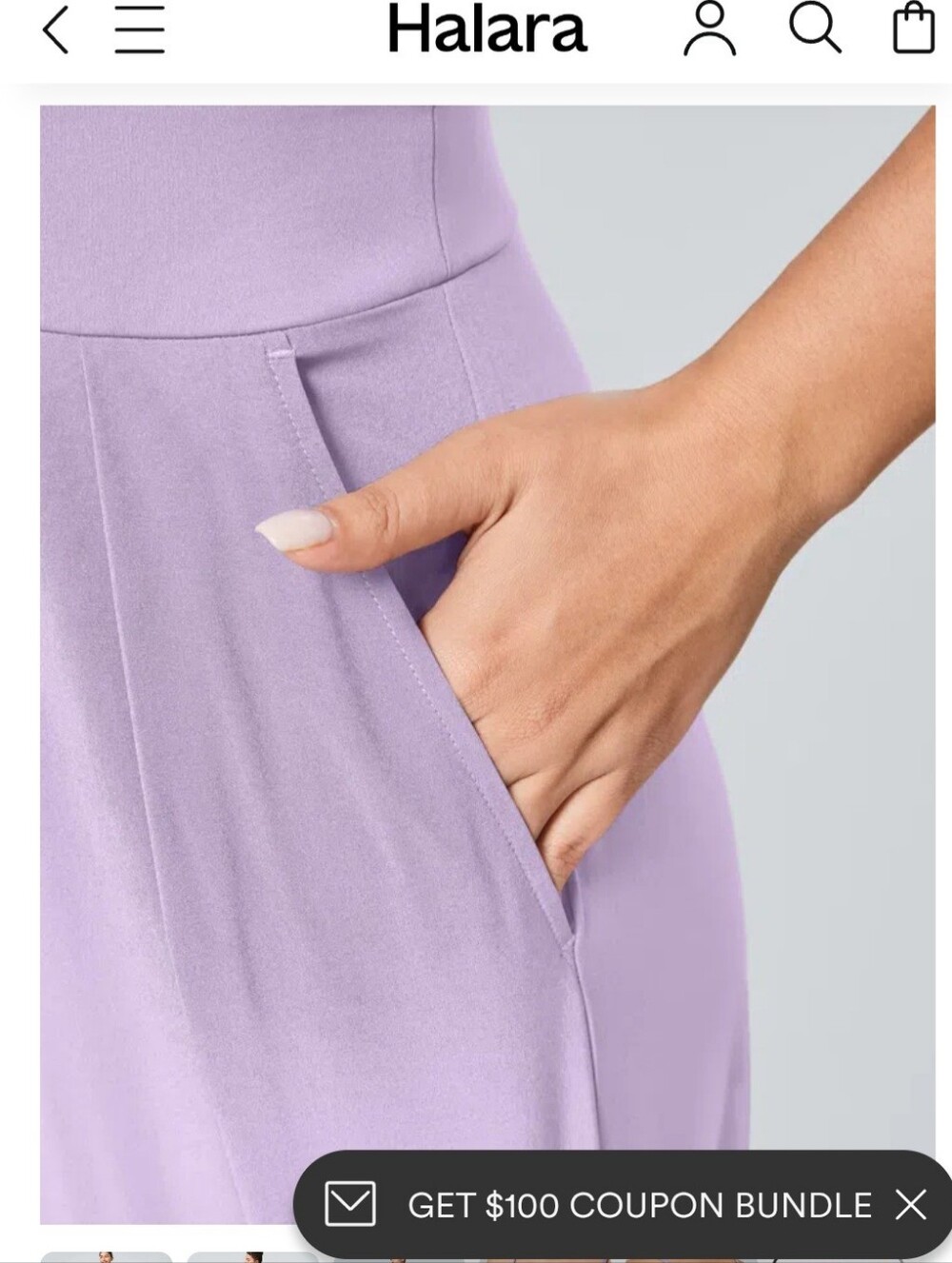 HALARA Lilac Jumpsuit - Picture 6 of 8